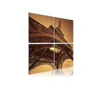 Tableau Tour Eiffel Paris-Taille L 80 x H 80 cm