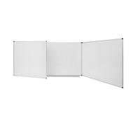 Tableau triptyque blanc émaillé Trio Maya NF 100 x 200 cm Bi-Office