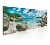Tableau Turquoise Paradise-Taille L 120 x H 40 cm Multicolore G