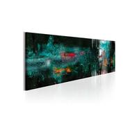 Tableau Turquoise Power-Taille L 135 x H 45 cm
