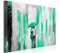Tableau - Umbrella in Love (1 Part) Wide Green - 120x80 (10238)