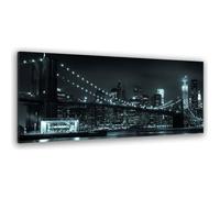 Tableau urbain parc de brooklyn bridge new york - 80x30 cm