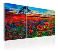 Tableau - Valley of Poppies - 120x60 Artgeist (10331)