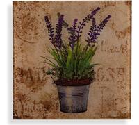 Tableau Versa cristal de lavande 1 x 30 x 30 cm