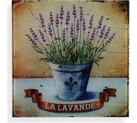 Tableau Versa cristal de lavande 1 x 30 x 30 cm