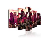 Tableau Ville de rêves-Taille L 200 x H 100 cm