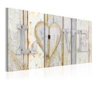 Tableau Vintage Love-Taille L 120 x H 60 cm