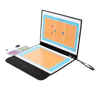 Tableau Volley-ball Réutilisable pour Entraînement et Matchs Sportifs | Surface Fer Khaki Effaçable à Sec, Schémas de Jeu Clairs, Usage Polyvalent, Adapté aux Enseignants en Éducation Physique