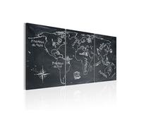 Tableau Voyageur curieux (France)-Taille L 60 x H 30 cm Multicolore G