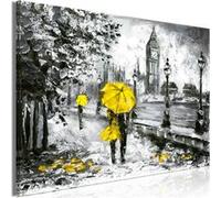 Tableau - Walk in London (1 Part) Wide Yellow - 90x60 (10428)