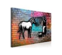 Tableau - Washing Zebra - Colourful Brick (1 Part) Wide - 90x60 (10449)