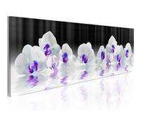 Tableau Water Orchids-Taille L 120 x H 40 cm