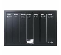 Tableau Week mural avec craies 60x40 cm en MDF et fer, S.P.Q.eRe