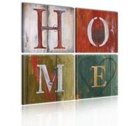 Tableau Welcome home 2-Taille L 80 x H 80 cm Imprimé G