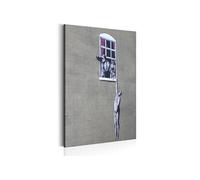 Tableau Well Hung Lover by Banksy-Taille L 40 x H 60 cm