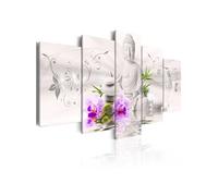 Tableau White Buddha-Taille L 100 x H 50 cm