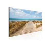Tableau Windy Beach-Taille L 150 x H 50 cm Imprimé G