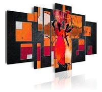 Tableau Women Carrying Water-Taille L 100 x H 50 cm Imprimé G