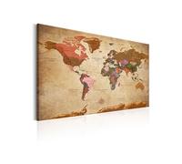 Tableau - World Map: Brown Elegance - 120x80 (10843)