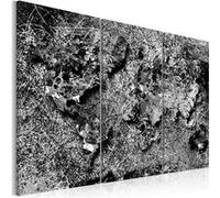 Tableau World Map: Grey Thread-Taille L 120 x H 80 cm Imprimé G