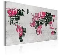 Tableau - World Map: The French Connection (FR) - 120x80 Artgeist (10944) G