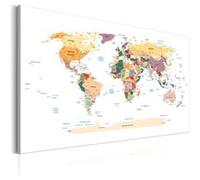 Tableau - World Map: Travel Around the World - 60x40 Artgeist (10947)