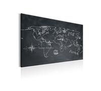 Tableau Artgeist Tableau - World Map: Travel broadens the Mind - 90x60 (10951)
