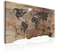 Tableau - World Map: Wooden Mosaic - 60x40 (10963)