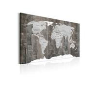 Tableau - World Map: Wooden World - 120x80 (10971)