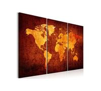 Tableau World of Orange-Taille L 120 x H 80 cm Imprimé G