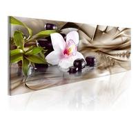 Tableau Zen composition: beige-Taille L 120 x H 40 cm Imprimé G