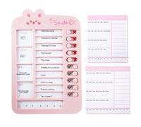 tableaude tâches coulissant pour - tableaude responsabilité magnétique, curseur de tâches à code couleur, organisateur de routine visuelle | tableaud'horaire quotidien réutilisable pour les