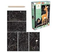 Artissimo - pm scratch art - animaux de la foret Multicolore G
