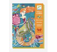 Tableaux à pailleter - La lumière des sirènes multicolore TU