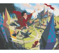Tableaux à peindre - Quidditch Harry Potter 50x40 cm