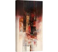 Tableaux abstraits sur toile - Giuliano Censini, Le théorème du rythme - 100x50 cm