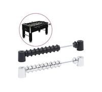 Tableaux d affichage de baby foot 2 pcs Noir et argenté