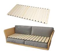 Tableaux d'affichage en bois massif robuste pour coussin de canapé avec largeur de siège affaissée, support de canapé extra épais, pliable sous le coussin