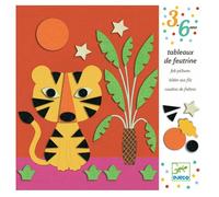Tableaux de feutrine - DJECO - Mixte - 4 tableaux - 114 gommettes - 20x20 cm