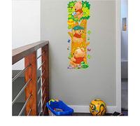 Tableaux de hauteur Winnie l'Ourson pour enfants Autocollant mural Mural Art Déco Accueil Décoration murale Décoration Décalcomanies Chambre de bébé