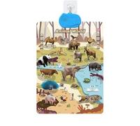 Tableaux de Lettres, Affiches d'apprentissage pour, Aide à la prononciation en Anglais, Amusant, Fonction Facile à Utiliser, Outil éducatif, Accessoire de Maison pour la Maternelle 24,6 × 16,5