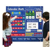 Tableaux de Poche,Activités d'Aide Modulaires Double Face - Tableau À Poches Pour Activités Mathématiques - Pour Garçons Filles Parents Vacances Salle De Classe Maison École Maternelle École