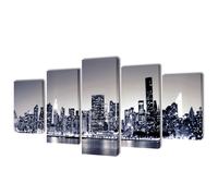 Tableaux Décoration Set monochrome New York 200 x 100 cm