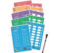 Tableaux edu A4 - tables de multiplication + bloc-notes 5 cartes