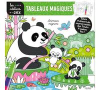 Fleurus – Tableaux magiques Animaux mignons – avec feutre 4 couleurs fluo