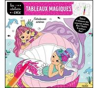Tableaux magiques - Fabuleuses sirènes - + 4 feutres - Eugénie Varone - Fleurus - Jeux livres objets