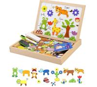 Tableaux magnétiques pour - Tableau blanc en bois - Jeux éducatifs avec activités de peinture - Ensemble de tableaux éducatifs pour l'école maternelle Garçons Filles Salle de classe maternelle