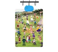 Tableaux muraux alphabet | Interactif | Matériau en papier | Tableau sonore interactif | Affiches d'apprentissage préscolaire | Réglable | Pour fille, garçon, enseignant, école à la maison