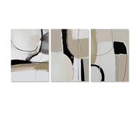 Tableaux muraux minimalistes aux lignes épurées, peintures abstraites sur toile aux couleurs contrastées, affiches et impressions pour la décoration de la maison, de la chambre et du salon (60x80 cm