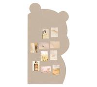 Tableaux muraux,Panneaux muraux - Panneaux de punaises en forme d'ours Carreaux muraux en feutre | Panneau photo esthétique mural pour décorations de cartes postales illustrées